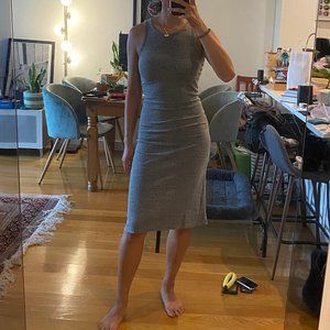 Brandy Melville Grey Bodycon Midi Dress